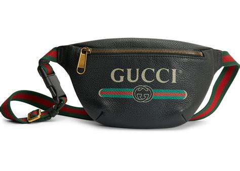 gucci logo print belt bag 95cm|gucci waist pouch belt bag.